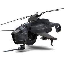 Maya Combine Helicopter Hunter Chopper Half Life Game Half Life Armor Concept