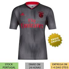 Camisola Benfica Alternativa 2019 2020 Camisa Cinzenta Moda Favela Camisola Camisa Lojas De Moda