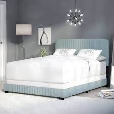 Step One Full Platform Bed With Drawers Upholstered Panel Bed Panel Bed Upholstered Platform Bed