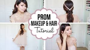 prom 2016 hairstyle makeup tutorial
