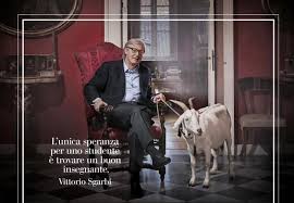 Proprio in onore di questo suo amore per la capra, vittorio sgarbi ha sfoggiato sui social una mantella molto. Diario Della Capra 16 Mesi Con Vittorio Sgarbi E Le Capre Disegnate Da Staino Affaritaliani It