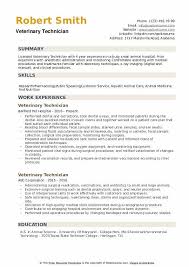 Veterinary assistant job description template. Veterinary Technician Resume Samples Qwikresume