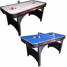 Voit Playmaker 60 Air Hockey Table With Table Tennis Walmart Com Air Hockey Table Air Hockey Table Tennis