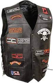 New Event Leather Men S 23 Patches Vest Black 5x Large Mens Jackets Coats 50 99 From Top Store Topfashionslike Leather Vest Mens Outfits Leather Men