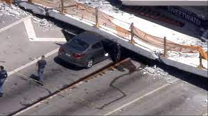 The president had forgotten to mention the disaster until his. Pedestrian Bridge In Miami Collapses Youtube