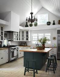 For instance, you use really light green shade for the wall surfaces, but include dark green cabinets to stress the green appearance. Green Kitchens Are Having A Moment Architectural Digest
