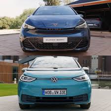 Seat, a spanish automaker owned by vw, has unveiled the production version of its stunning electric hot hatchback: Fj9ev8ciram9qm