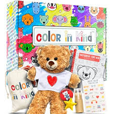 Learning english with laughter by m.s daisy a. Buy Color In Kind Make Your Own Stuffed Animal Kit Activities For Kids Ages 4 8 Diy Trustworthy Teddy Bear Making Kit With Activity Book And Colored Pencils Builds Character
