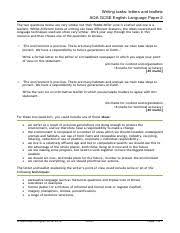 Communicate clearly, effectively and imaginatively, selecting and adapting tone, style and register for different forms, purposes and audiences. 32531 Writing Tasks Letters And Leaflets Aqa Gcse Paper 2 Re Writing Tasks Letters And Leaflets Aqa Gcse English Language Paper 2 The Two Course Hero