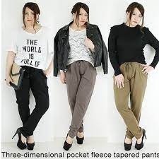 大きいサイズ レディース ウィンドペンチェックタック入ストレッチテーパードパンツ ぽっちゃり女子のファッション ファッション レディース