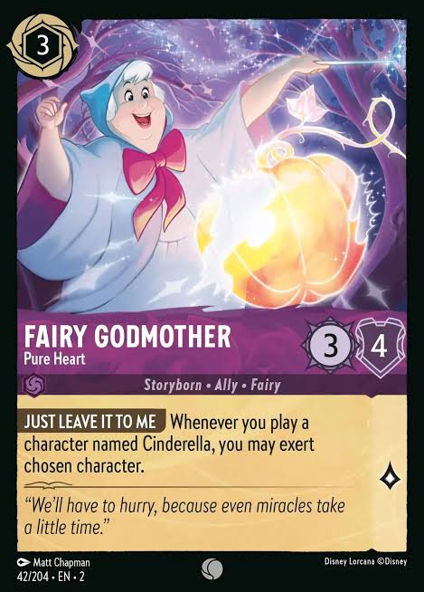 Fada Madrinha - Coração Puro / Fairy Godmother - Pure Heart | Lorcana lorcana Cartas