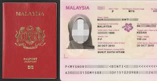 Background must be white and without shadows. Malaysia International Passport Model I 2013 2015 Icao Biometric Epassport Variety I 2 Year Validity