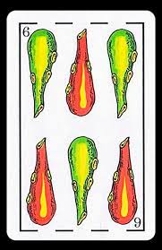 Seis De Bastos Tarot Sol Aguilar