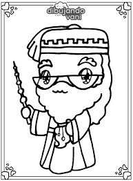 Dibujos Para Colorear De Harry Potter Kawaii