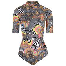 Last One Jaded London Rainbow Swirl Bodysuit