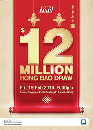 Check toto result singapore, singapore pools toto results today, latest toto result singapore pools toto drawings are drawn on every mondays and thursdays at 6:30pm. Singapore Pools To Hold 2016 Toto Hongbao Draw On Feb 19 Singapore News Top Stories The Straits Times