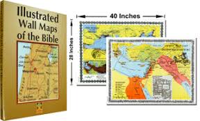 Illustrated Wall Maps Of The Bible Pack Carta 41893