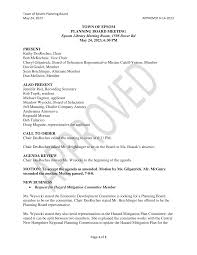 TOWN OF EPSOM PLANNING BOARD MEETING Epsom Library Meeting Room, 1598 Dover  Rd May 24, 2023, 6:30 PM PRESENT Kathy DesRoches, Ch