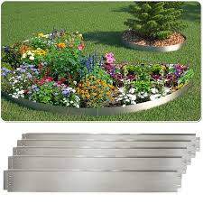 Rasenkante 5m Verzinkt Beeteinfassung Beetumrandung Mahkante Metall Palisade Neu Rasenkanten Beetumrandung Beeteinfassung