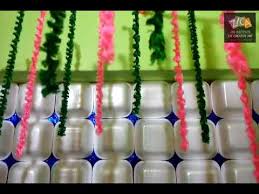 Hand the best fabric you got at the back to get a pretty background. Saraswati Puja Decoration By Students Youtube