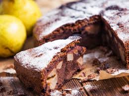 In maras wunderland gibt es saftigen herbstkuchen mit zarter birne, schokolade, mandeln und einer prise kardamom. Blitzrezept Saftiger Schoko Birnen Kuchen Freundin De