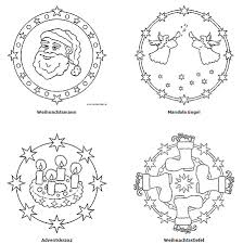 Weihnachts Mandalas Für Kinder Zum Ausdrucken Und Ausmalen