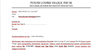 Contoh proposal permohonan pembangunan poskestren. Contoh Surat Permohonan Bantuan Dana Dan Proposal Kegiatan Hut Ri