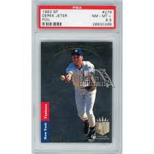 Below, you can get an idea of scale of the micro version compared to the regular version. Derek Jeter 1993 Upper Deck Sp Baseball Foil Rookie Card 279 Psa 8 5 Nm Mt Steel City Collectibles