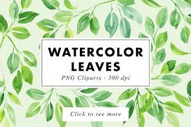 Dynamic leaf, green leafed illustration, leaf, maple leaf png. 16 Watercolor Leaf Png Paintings Pre Designed Photoshop Graphics Creative Market