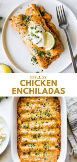 Easy Chicken Enchiladas Ready In 30 Minutes Isabel Eats Recipe Chicken Enchiladas Easy Mexican Dinner Recipes Red Chicken Enchiladas Recipe