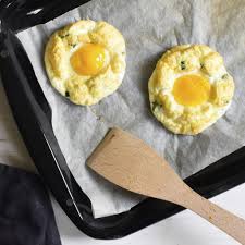 35.0% 59.6% 5.4% protein total fat total carbohydrate 183 cal. Low Carb Egg Clouds Anne Travel Foodie