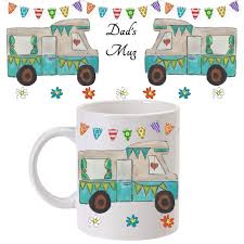 Campervan Mug, Campervan Gift, Ceramic Mug, Motorhome Mug, Motorhome Gift,  Personalised Mug, Mums Mug, Dads Mug, Any Wording