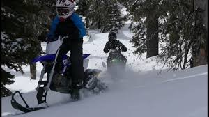 The newest member of the timbersled family.for your family the 90 st ripper is a great entry snow bike kit into. 110cc Bikes In The Snow Timbersled Youtube