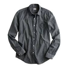 Lightweight Chambray Shirt Chambray Shirt Men Chambray Shirt New Man Clothing