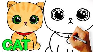 Click here to save the tutorial to pinterest! Very Easy How To Draw Cute Cartoon Cat Easy Art For Kids