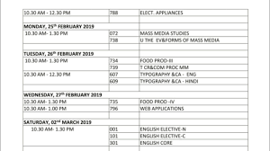 The class 12th board exam time table and date sheet is given below, which you can download and save offline. Cbse Exam Date 2019 Class 12 Cbse Nic In Date Sheet 2019 Youtube