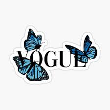 Skull butterfly aesthetic goth gothic soft grunge sticker. Vogue Orange Butterflies Sticker By Disneysminnie Macbook Stickers Cute Laptop Stickers Preppy Stickers