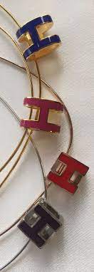 Pop H And Cage D H Necklaces Are Such A Cute And Affordable Way To Infuse A Little Hermes Into An Accessory Collectio Hermes Necklace Authentic Hermes Hermes