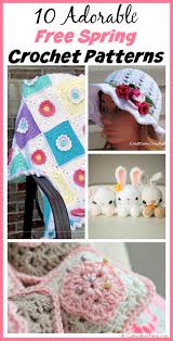 10 Adorable Free Spring Crochet Patterns A Cultivated Nest