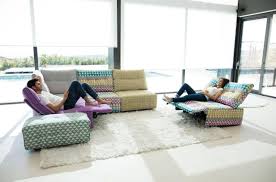 Sectional measures 87 w x 59 l chaise x 36 h. Buy Soflex Una Sectional Sofa In Multi Color Patterned Fabric Online