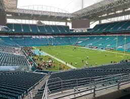 hard rock stadium view from club level 236 vivid seats