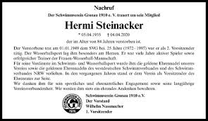 Steinacker ist der name folgender orte: Traueranzeigen Von Hermi Steinacker Www Trauer Ms