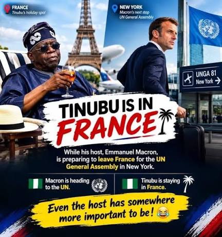 Nigeria's President Tinubu stays in France while host Emmanuel ...