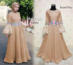 Menarik dengan gamis brokat model cape seperti rompi. 30 Model Baju Gamis Brokat Remaja 2020 Fashion Modern Dan Terbaru 2021