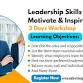 Leadership Skills - Lead, Motivate & Inspire event image