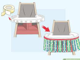 Diy high chair tutu | tulle tutu perfect for baby's first birthday. 3 Ways To Make A High Chair Tutu Wikihow Mom