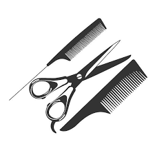 Comb Scissors Barber Tools Icon Barber Tools Barber Scissors Illustration