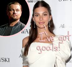 The revenant actor seemed to be in high spirits, putting on a animated display as his stunning model girlfriend laughed appreciatively beside him. Leonardo Dicaprio S Girlfriend Camila Morrone Addresses Their 23 Year Age Gap And Her Non Leo Career Goals Perez Hilton