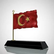 Bayrak Turk Bayragi Jandarma 15 Temmuz Asker Odul Bayrak Kristal Istanbul