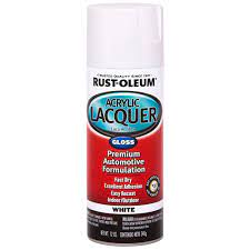 Check spelling or type a new query. Rust Oleum Automotive 12 Oz Acrylic Lacquer Gloss White Spray Paint 253364 The Home Depot